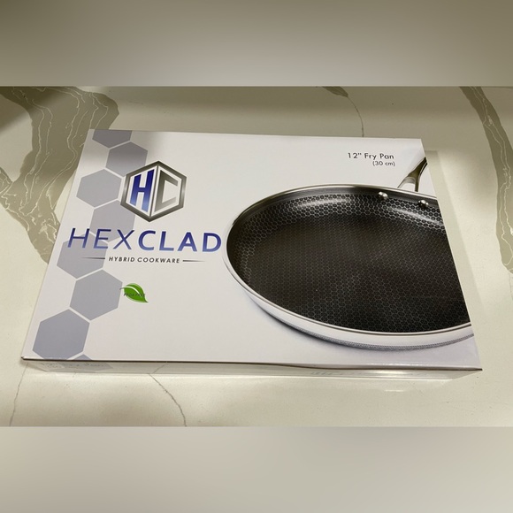 New/HEXCLAD  Hybrid Fry Pan, 12" Cookware (Gordon Ramsay) - Picture 1 of 5